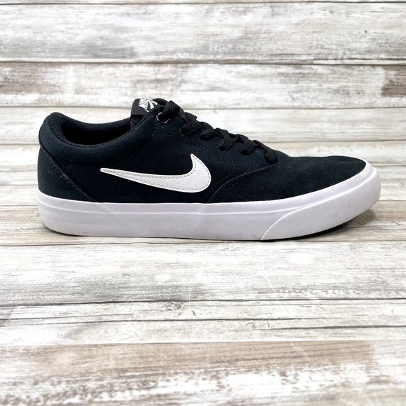 Nike Shoes - Nike SB Charge Women's Size 7.5 US Black White Canvas Shoes Sneakers CN5269-003